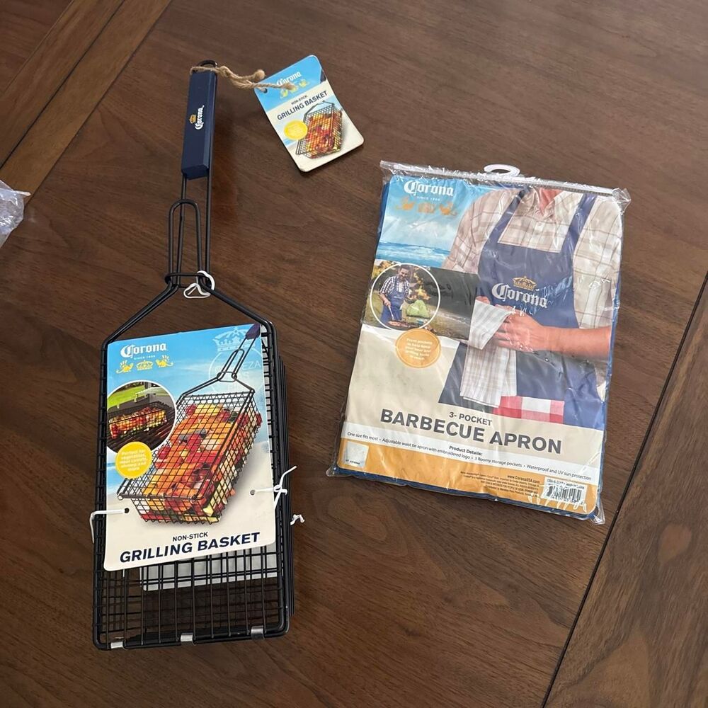 Corona apron and grill basket